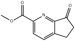 5H-Cyclopenta[b]pyridine-2-carboxylic acid, 6,7-dihydro-7-oxo-, methyl ester,2091561-37-2,结构式