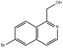 1-Isoquinolinemethanol, 6-bromo- Structure
