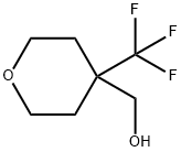 2H-Pyran-4-methanol, tetrahydro-4-(trifluoromethyl)- Struktur
