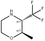 Morpholine, 2-methyl-3-(trifluoromethyl)-,(2R,3S)-rel-,2091651-02-2,结构式