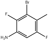 3-bromo-2,5-difluoro-4-methylaniline Structure