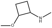 Cyclobutanamine, 2-methoxy-N-methyl- Struktur