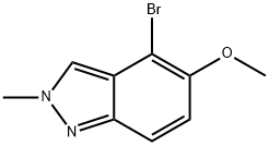 4-bromo-5-methoxy-2-methyl-indazole Structure