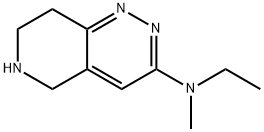 Pyrido[4,3-c]pyridazin-3-amine, N-ethyl-5,6,7,8-tetrahydro-N-methyl- Structure