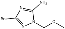 3-溴-1-(甲氧基甲基)-1H-1,2,4-三唑-5-胺,2092582-22-2,结构式