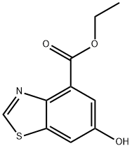 ethyl 6-hydroxy-1,3-benzothiazole-4-carboxylate 化学構造式