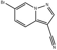 Pyrazolo[1,5-a]pyridine-3-carbonitrile, 6-bromo- Struktur