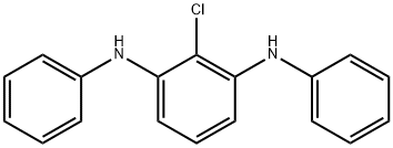 1,3-Benzenediamine, 2-chloro-N1,N3-diphenyl- 化学構造式