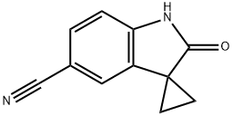 2'-oxo-1',2'-dihydrospiro[cyclopropane-1,3'-indole]-5'-carbonitrile Structure