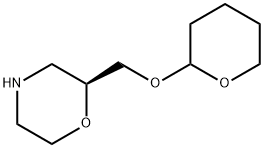 (2S)-2-(((Tetrahydro-2H-pyran-2-yl)oxy)methyl)morpholine Structure