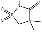 4,4-dimethyl-1lambda6,2-thiazolidine-1,1,3-trione 化学構造式