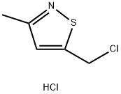 5-(chloromethyl)-3-methyl-1,2-thiazole hydrochloride Structure