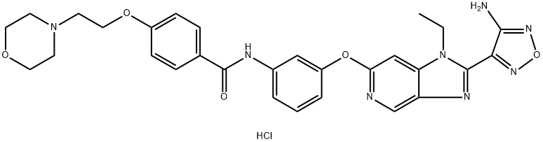 GSK269962 Hydrochloride 化学構造式