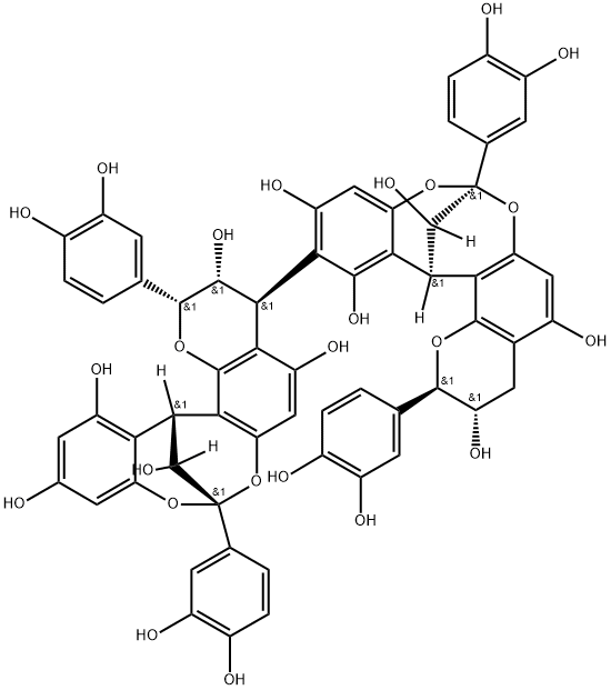 花生原花青素E, 2095621-10-4, 结构式