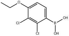 2,3-Dichloro-4-ethoxyphenylboronic acid Struktur