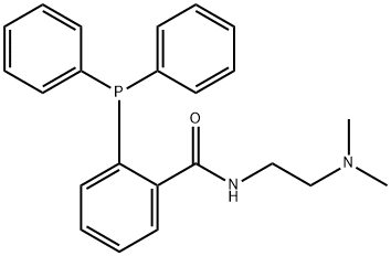 Benzamide, N-[2-(dimethylamino)ethyl]-2-(diphenylphosphino)- Struktur