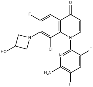 Delafloxacin Impurity 3 化学構造式