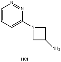 1-(哒嗪-3-基)氮杂环丁烷-3-胺二盐酸盐,2097948-05-3,结构式