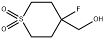 4-氟-4-(羟甲基)四氢2H-噻喃1,1-二氧化物,2097970-86-8,结构式