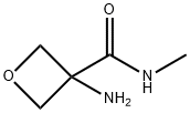 3-amino-N-methyl-oxetane-3-carboxamide Struktur