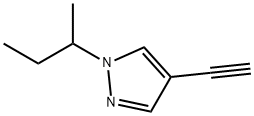 1-(sec-Butyl)-4-ethynylpyrazole,2098029-52-6,结构式