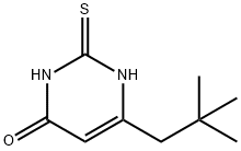 4(1H)-Pyrimidinone, 6-(2,2-dimethylpropyl)-2,3-dihydro-2-thioxo- Structure