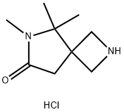 5,5,6-trimethyl-2,6-diazaspiro[3.4]octan-7-one hydrochloride|