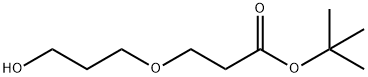 t-Butyl 3-(hydroxypropoxyl)-propanoate Struktur