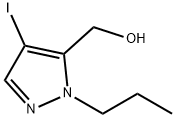 (4-iodo-1-propyl-1H-pyrazol-5-yl)methanol Structure