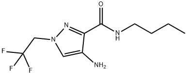 4-amino-N-butyl-1-(2,2,2-trifluoroethyl)-1H-pyrazole-3-carboxamide|