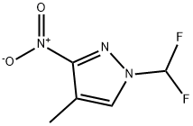 1-(difluoromethyl)-4-methyl-3-nitro-1H-pyrazole Structure