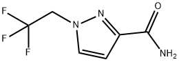 1-(2,2,2-trifluoroethyl)-1H-pyrazole-3-carboxamide Structure