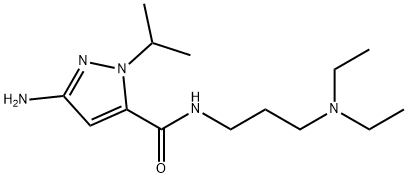 3-amino-N-[3-(diethylamino)propyl]-1-isopropyl-1H-pyrazole-5-carboxamide,2101197-90-2,结构式