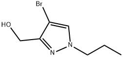 (4-bromo-1-propyl-1H-pyrazol-3-yl)methanol Structure