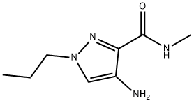 4-amino-N-methyl-1-propyl-1H-pyrazole-3-carboxamide,2101200-80-8,结构式