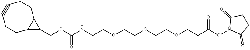 endo-BCN-PEG3-NHS ester Structure