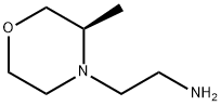 4-Morpholineethanamine, 3-methyl-, (3R)- Struktur