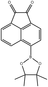 1,2-Acenaphthylenedione, 5-(4,4,5,5-tetramethyl-1,3,2-dioxaborolan-2-yl)- 化学構造式