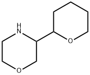 Morpholine, 3-(tetrahydro-2H-pyran-2-yl)- Structure