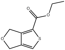 1H,1H,3H-噻吩并[3,4-C]呋喃-4-羧酸乙酯 结构式