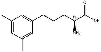 (S)-2-Amino-5-(3,5-dimethylphenyl)pentanoic acid 结构式