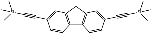Silane, (9H-fluorene-2,7-diyldi-2,1-ethynediyl)bis[trimethyl- 结构式