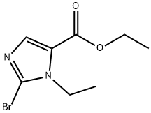 1H-Imidazole-5-carboxylic acid, 2-bromo-1-ethyl-, ethyl ester,2104284-38-8,结构式