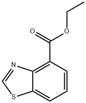 4-Benzothiazolecarboxylic acid, ethyl ester 结构式