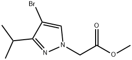2105972-07-2 methyl (4-bromo-3-isopropyl-1H-pyrazol-1-yl)acetate