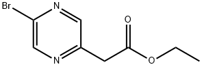 ethyl 2-(5-bromopyrazin-2-yl)acetate Struktur