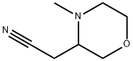 3-Morpholineacetonitrile, 4-methyl-,2106691-21-6,结构式