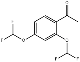 Ethanone, 1-[2,4-bis(difluoromethoxy)phenyl]- Structure