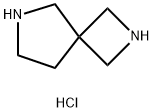2,6-Diazaspiro[3.4]octane, hydrochloride (1:1) Structure
