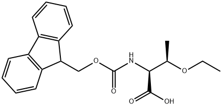 N-(((9H-芴-9-基)甲氧基)羰基)-O-乙基-L-苏氨酸,2108708-74-1,结构式